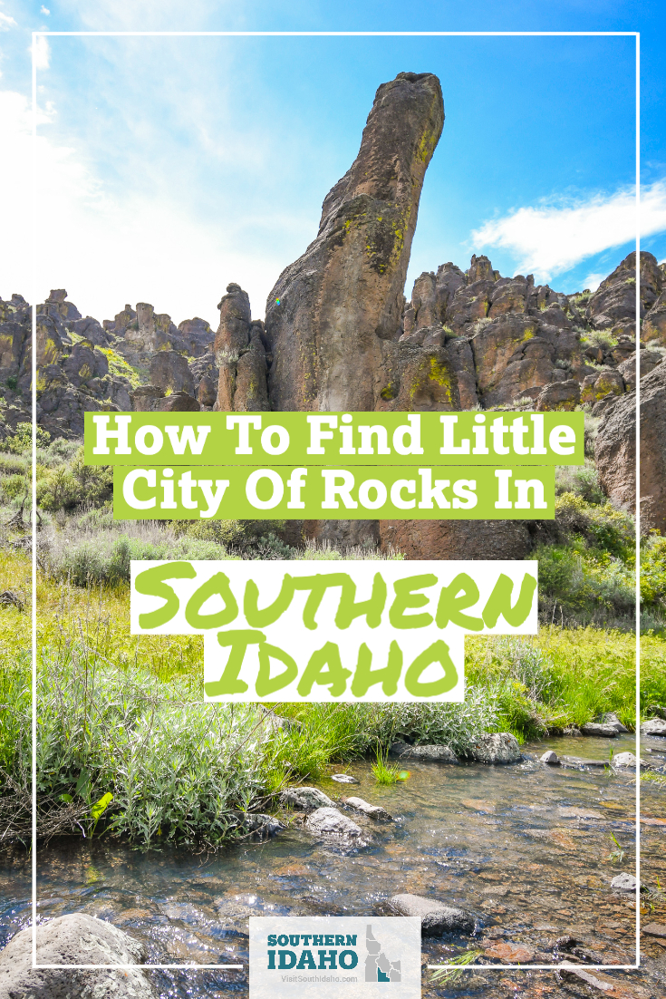 Little City of Rocks is different from City of Rocks. Little City of Rocks is found in Gooding, Idaho. This incredible Idaho attraction is a great Idaho day trip.