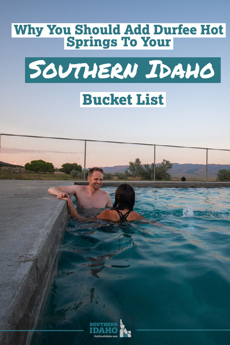 The soothing, warm waters of Durfee Hot Springs in Southern Idaho are a family tradition! This would also be a great date night activity, too. These Idaho hot springs can be found near Twin Falls, ID.-2
