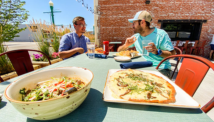 Milners Gate, Patio Dining, Downtown Twin Falls, Local Food