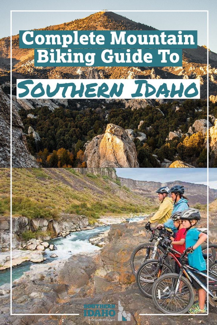 Snake River landscapes, check out the view from the South Hills, or explore the fascinating landscapes at City of Rocks by mountain biking in Southern Idaho!