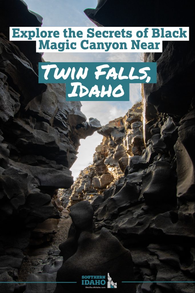 This is an awesome canyon in Idaho to explore! It's called the black magic canyon and can be found in Southern Idaho near Twin Falls, Idaho.