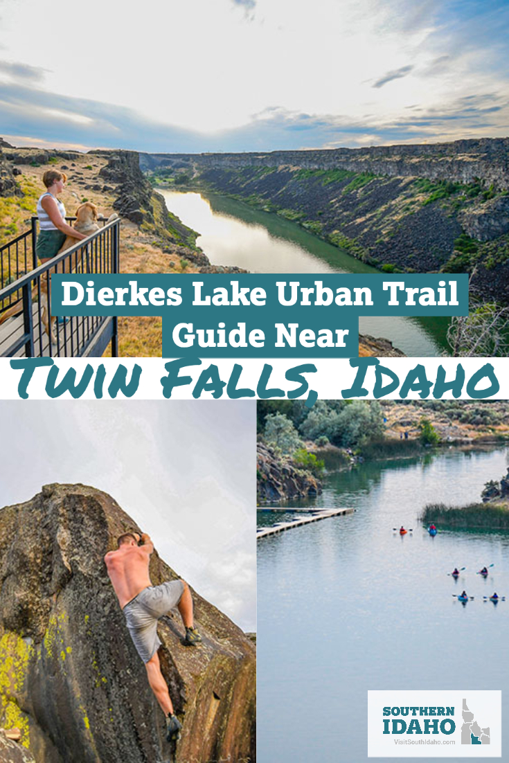 Exploring Dierkes Lake Urban Trail near Twin Falls, Idaho is a great Idaho summer activity for families and friends!