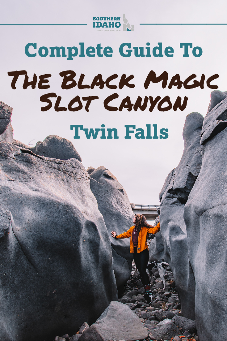 The black magic slot canyon is a slot canyon found in Southern Idaho near Twin Falls. Here are safety tips and instructions on how to explore this unique area in Idaho!