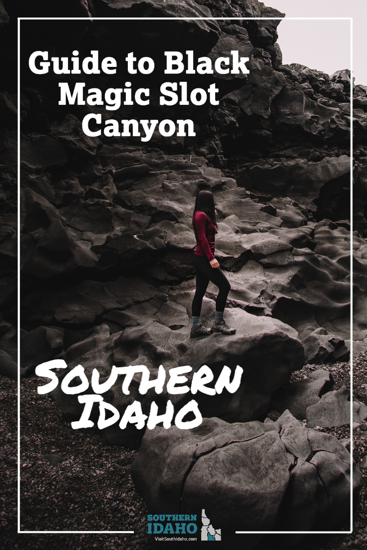 The black magic slot canyon is a slot canyon found in Southern Idaho near Twin Falls. Here are safety tips and instructions on how to explore this unique area in Idaho!