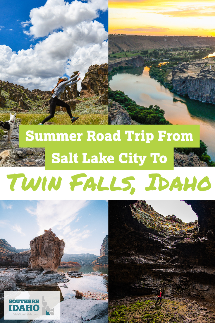 This is a great road trip from Salt Lake City, Utah! This summer road trip to Twin Falls includes lot of beautiful spots in Southern Idaho that you need to put on your bucket list!