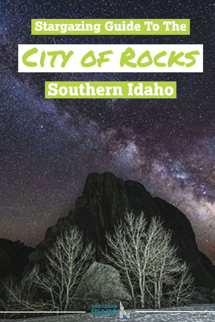 The City of Rocks in Southern Idaho is an awesome place to go stargazing in Southern Idaho. If you're also into milky way photography, this is great spot for astrophotography in Idaho.