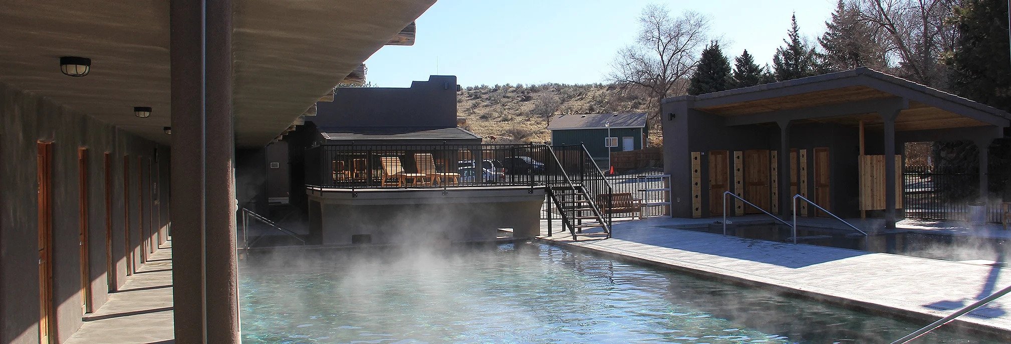 Miracle Hot Springs, Hot Springs, VIP Pools, Winter