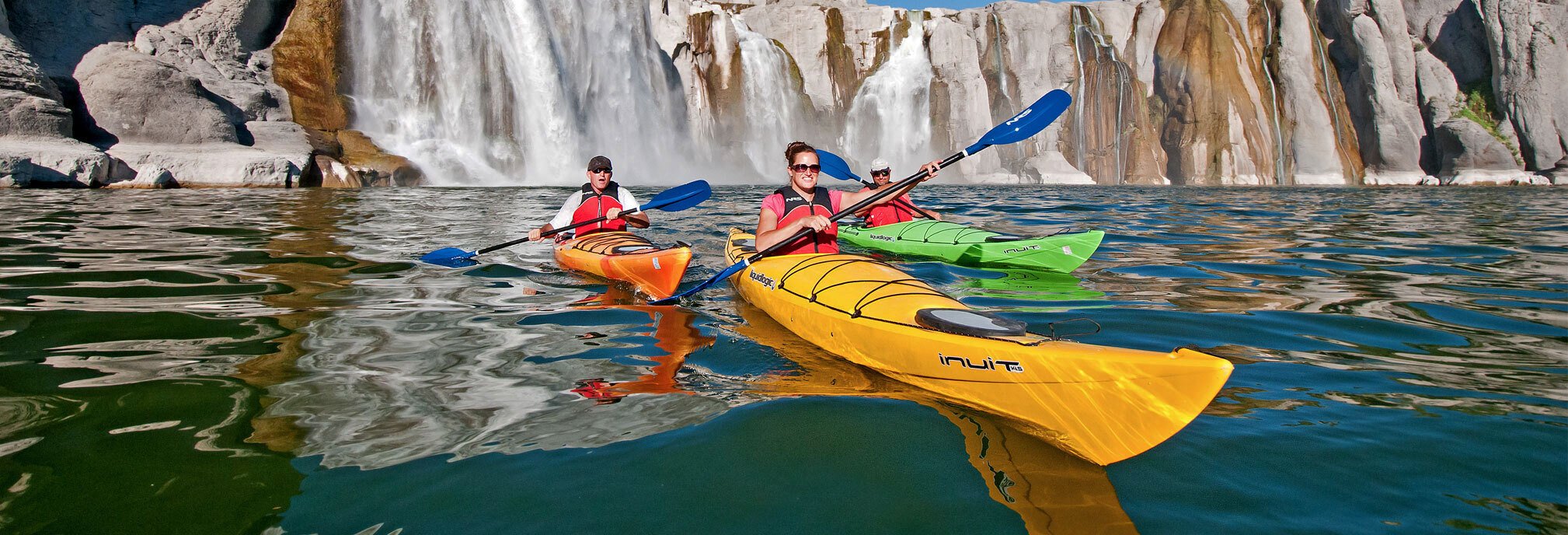 Kayaking Shoshone Falls, Twin Falls, Idaho
