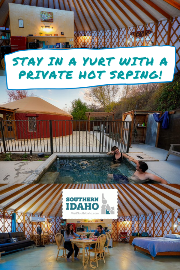 Stay in a Yurt with a Private Hot Spring in Buhl, Idaho Visit