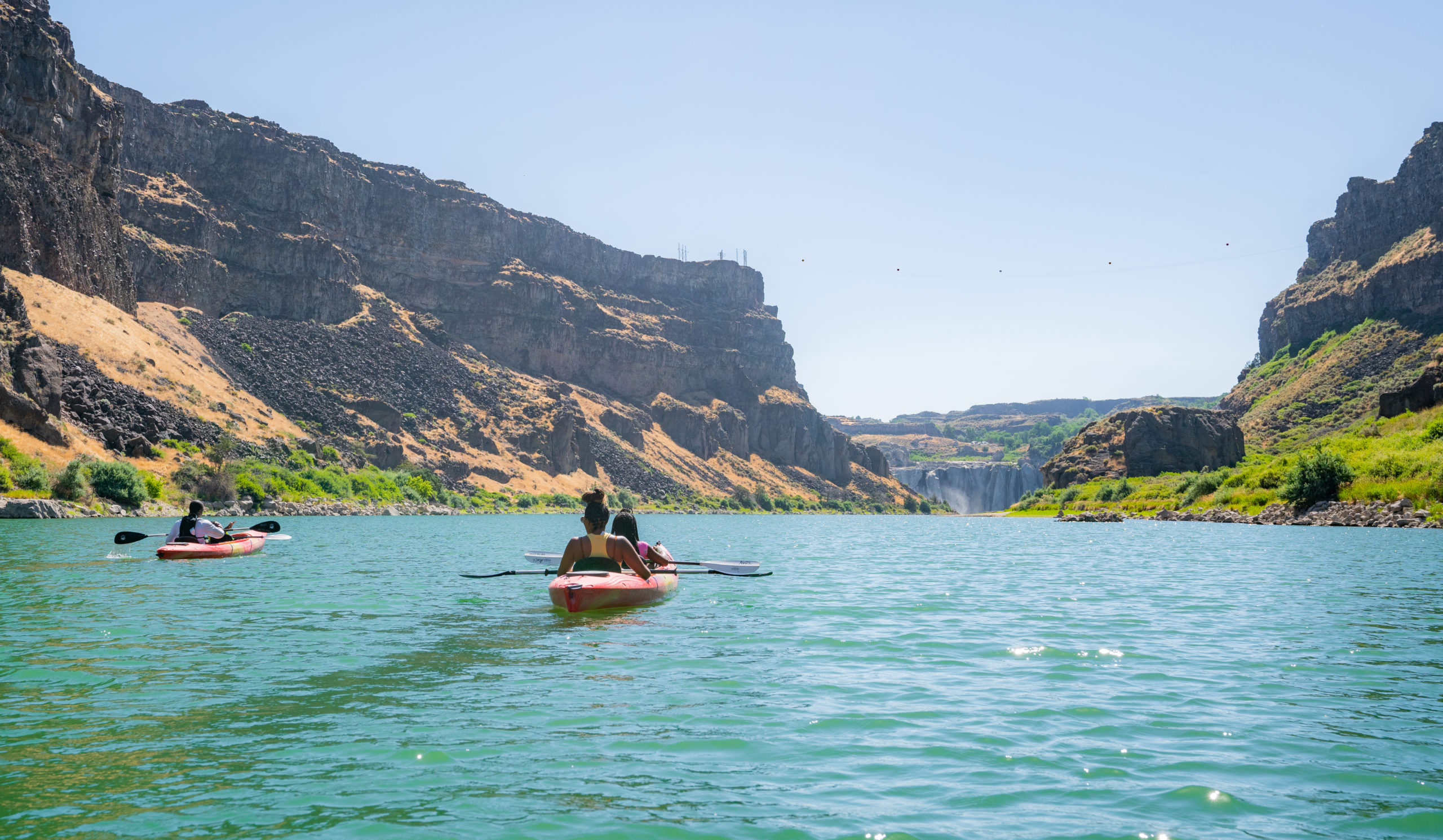 Kayaking on the Snake River in Twin Falls