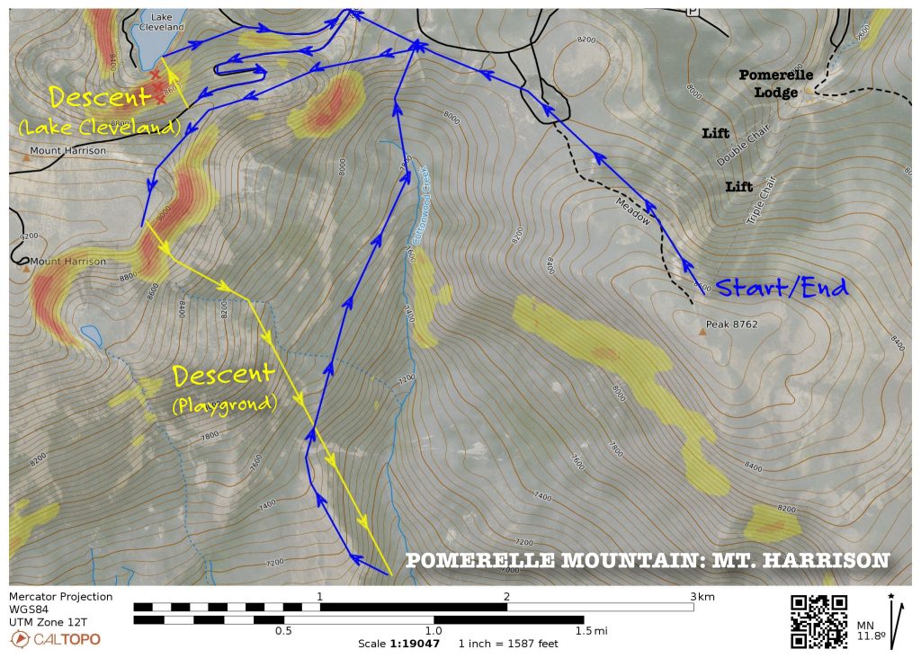 ski tour routes