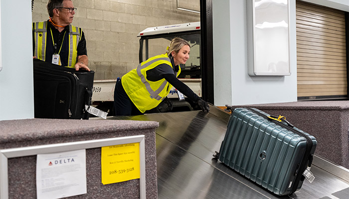 Magic Valley Regional Airport fast baggage claim 