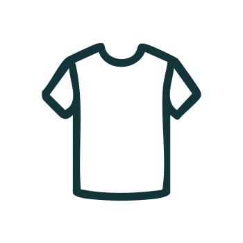 A t-shirt icon.